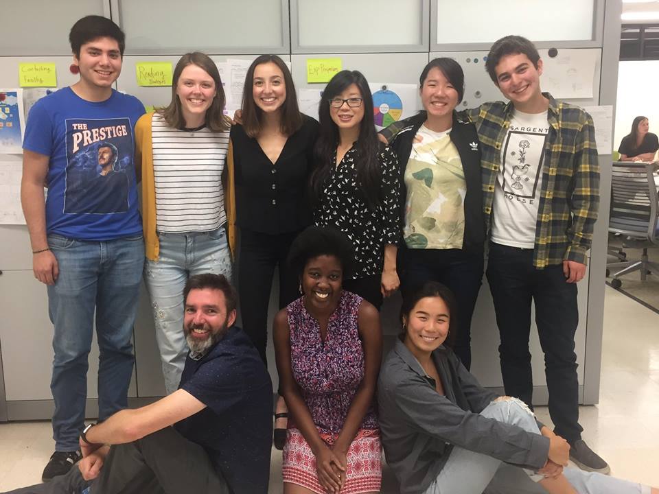 WI+RE's creative team in the WI+RE studio